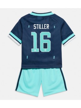 Deutschland Angelo Stiller #16 Auswärts Trikotsatz für Kinder WM 2026 Kurzarm (+ Kurze Hosen)
